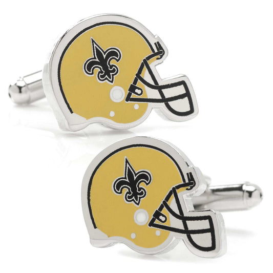 NFL New Orleans Saints Retro Helmet Cufflinks - Cufflinks.com - Flyclothing LLC