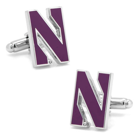 NCAA Northwestern University Cufflinks - Cufflinks.com - Flyclothing LLC