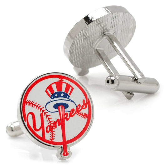 MLB New York Yankees Baseball Cufflinks - Cufflinks.com - Flyclothing LLC