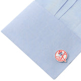 MLB New York Yankees Baseball Cufflinks - Cufflinks.com - Flyclothing LLC