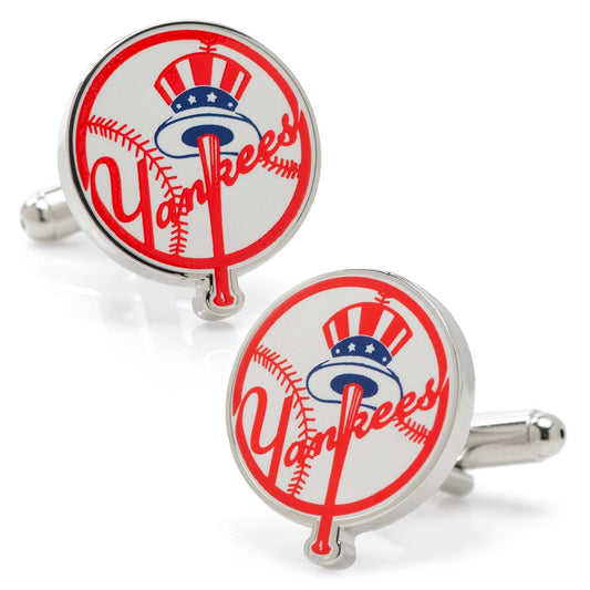 MLB New York Yankees Baseball Cufflinks - Cufflinks.com - Flyclothing LLC