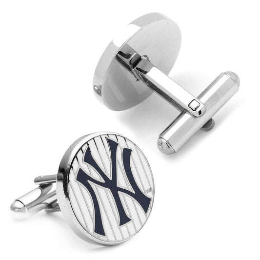 MLB New York Yankees Pinstripe Cufflinks - Cufflinks.com - Flyclothing LLC