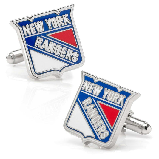 NHL New York Rangers Cufflinks & Tie Bar Gift Set - Cufflinks.com - Flyclothing LLC