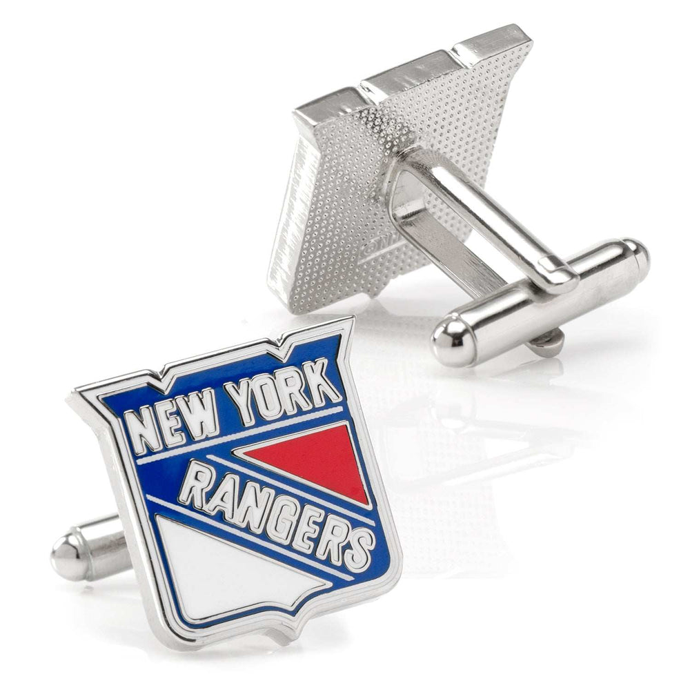 NHL New York Rangers Cufflinks & Tie Bar Gift Set - Cufflinks.com - Flyclothing LLC
