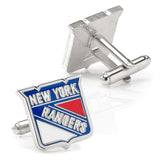 NHL New York Rangers Cufflinks & Tie Bar Gift Set - Cufflinks.com - Flyclothing LLC