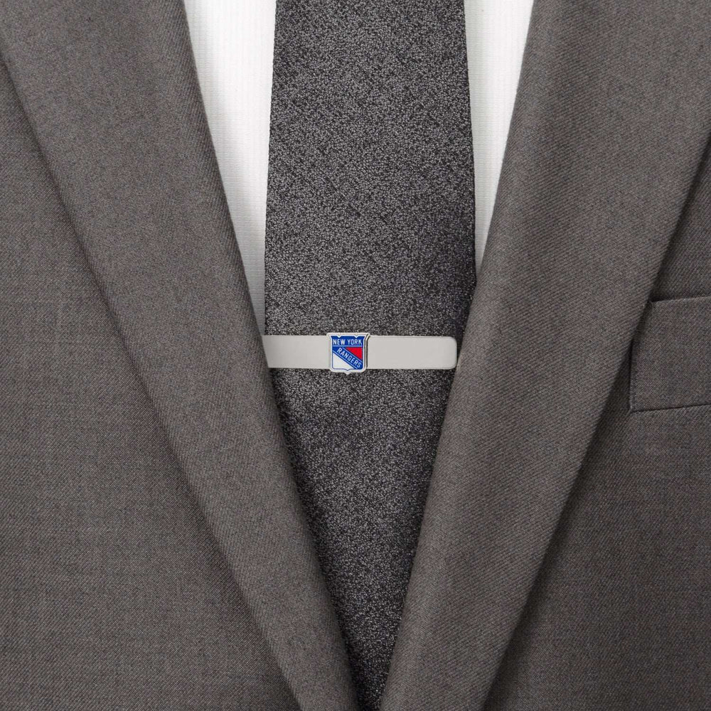 NHL New York Rangers Cufflinks & Tie Bar Gift Set - Cufflinks.com - Flyclothing LLC