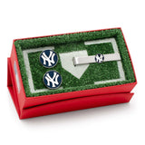 MLB New York Yankees Cufflinks and Tie Bar Gift Set - Cufflinks.com - Flyclothing LLC