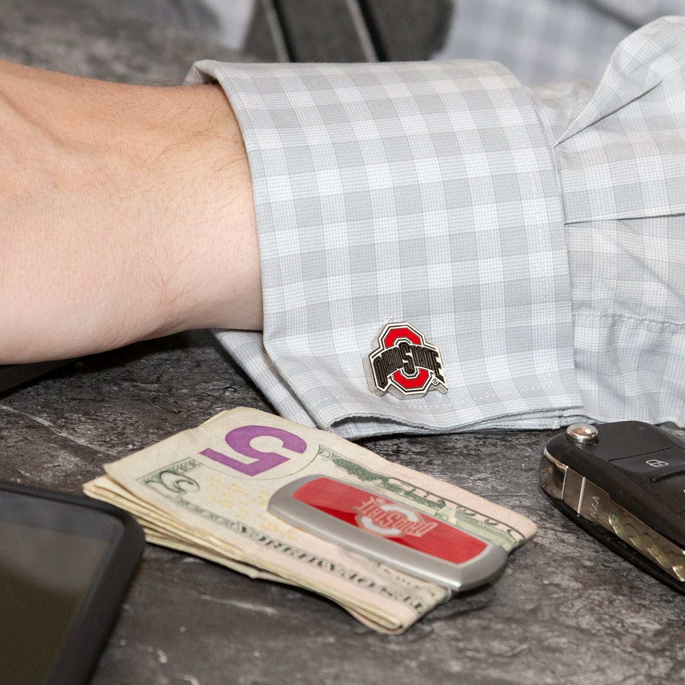 NCAA Ohio State University Buckeyes Cufflinks - Cufflinks.com - Flyclothing LLC