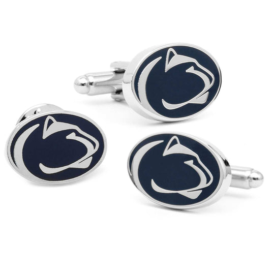 NCAA Penn State University Nittany Cufflinks and Lapel Pin Gift Set - Cufflinks.com - Flyclothing LLC