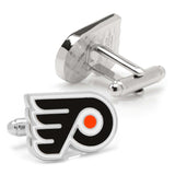 NHL Philadelphia Flyers Silver Cufflinks - Cufflinks.com - Flyclothing LLC