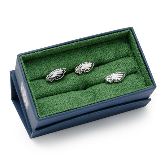 NFL Philadelphia Eagles Cufflinks and Lapel Pin Gift Set - Cufflinks.com - Flyclothing LLC