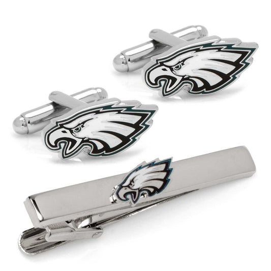 NFL Philadelphia Eagles Cufflinks and Tie Clip Gift Set - Cufflinks.com - Flyclothing LLC