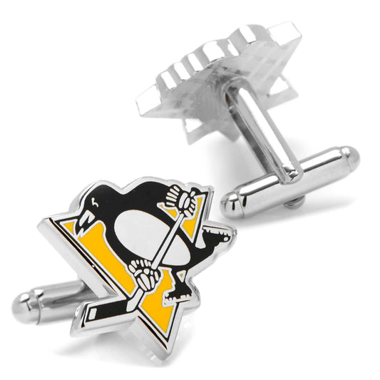 NHL Pittsburgh Penguins Cufflinks - Cufflinks.com - Flyclothing LLC