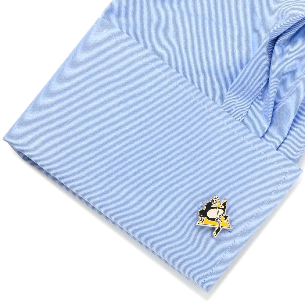 NHL Pittsburgh Penguins Cufflinks - Cufflinks.com - Flyclothing LLC