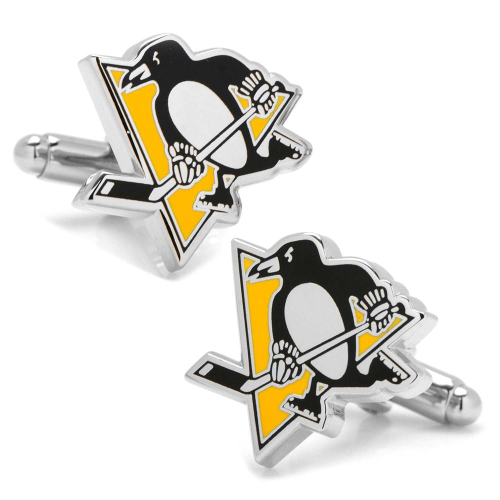 NHL Pittsburgh Penguins Cufflinks - Cufflinks.com - Flyclothing LLC