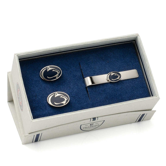 NCAA Penn State University Cufflinks and Tie Clip Gift Set - Cufflinks.com - Flyclothing LLC