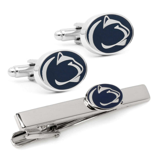 NCAA Penn State University Cufflinks and Tie Clip Gift Set - Cufflinks.com - Flyclothing LLC