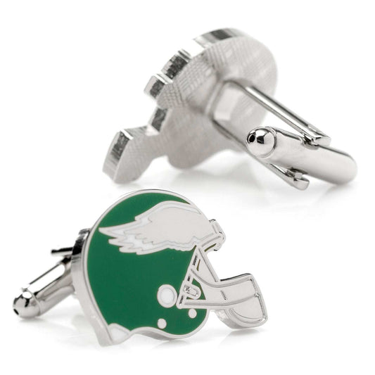 NFL Philadelphia Eagles Retro Helmet Cufflinks - Cufflinks.com - Flyclothing LLC