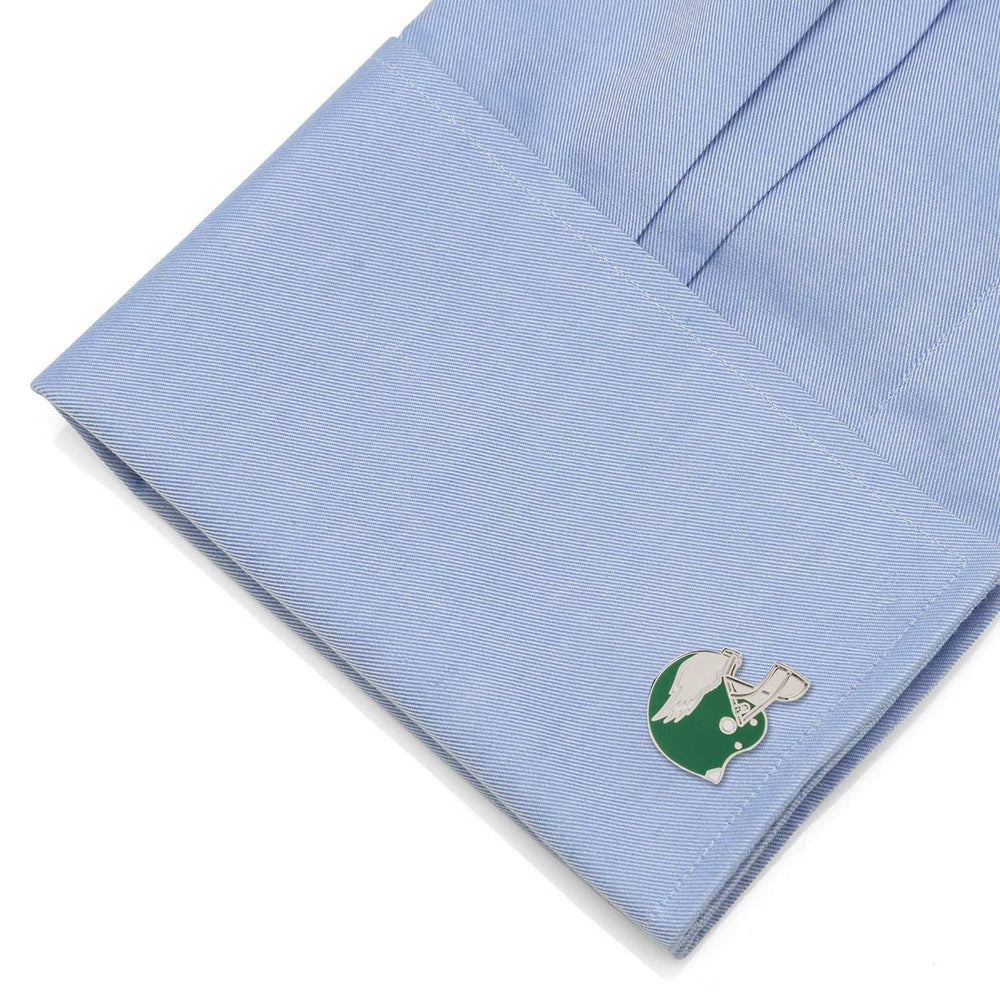 NFL Philadelphia Eagles Retro Helmet Cufflinks - Cufflinks.com - Flyclothing LLC