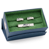 NFL Seattle Seahawks Cufflinks and Tie Bar Gift Set - Cufflinks.com - Flyclothing LLC