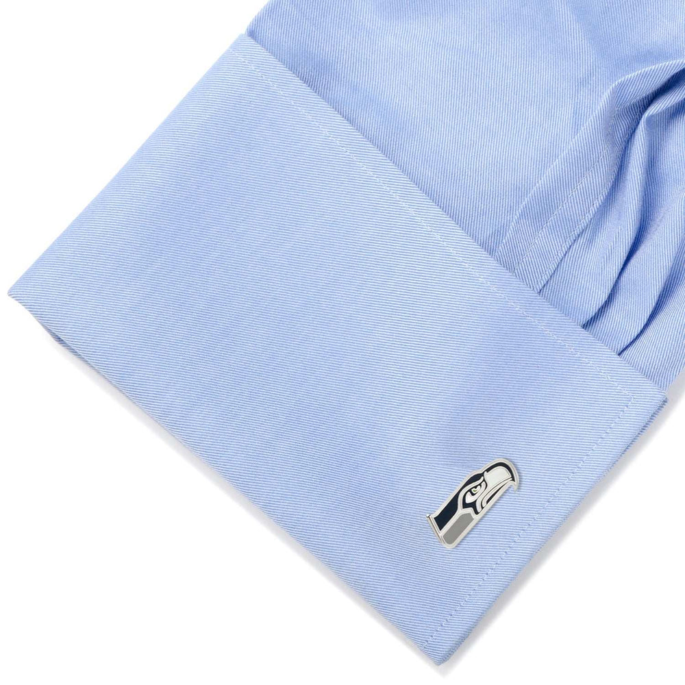 NFL Seattle Seahawks Cufflinks and Tie Bar Gift Set - Cufflinks.com - Flyclothing LLC