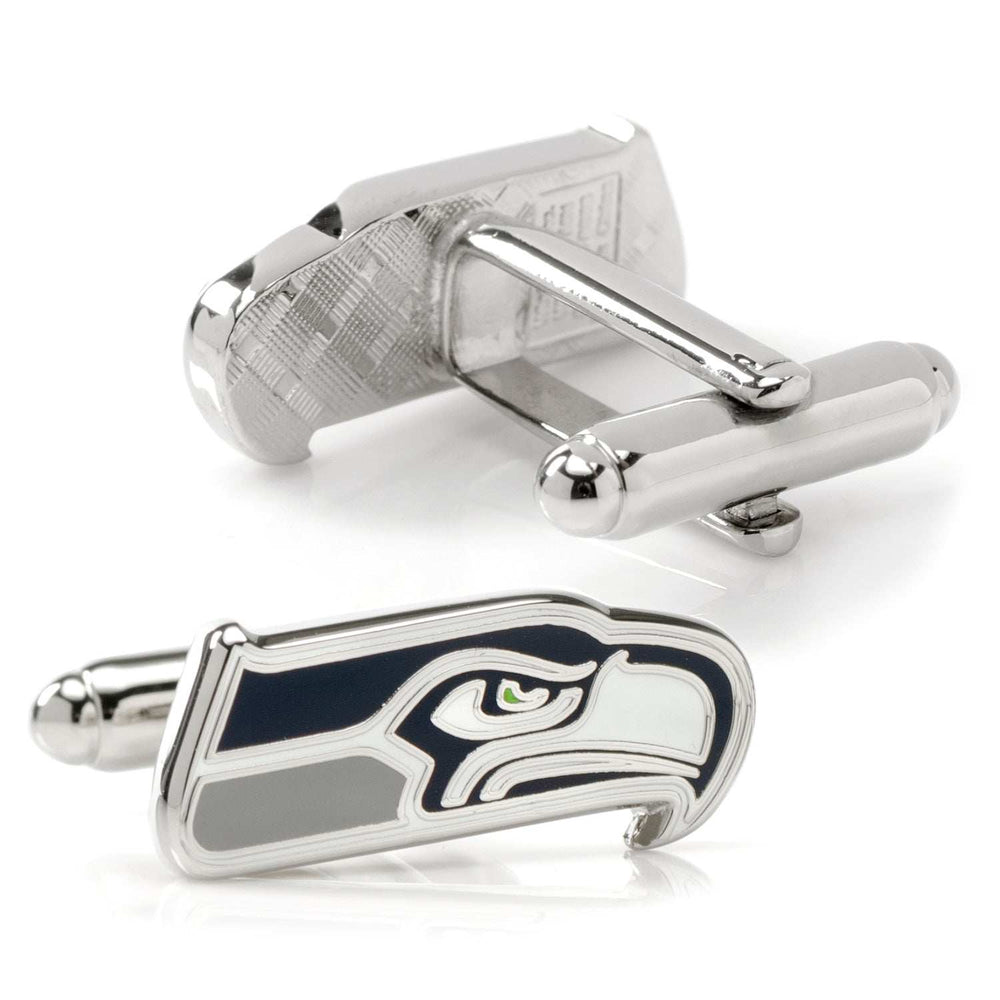 NFL Seattle Seahawks Cufflinks and Tie Bar Gift Set - Cufflinks.com - Flyclothing LLC