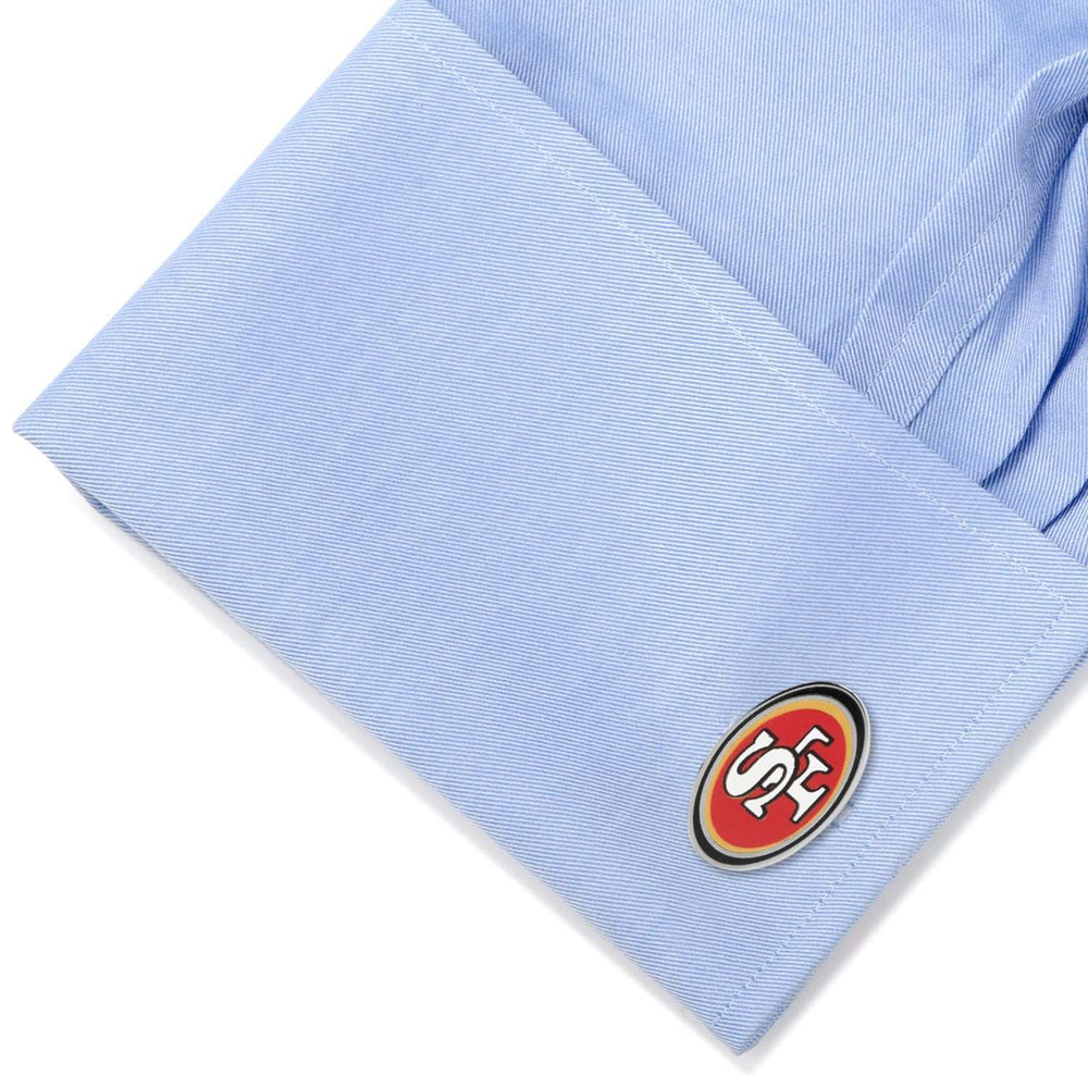 NFL San Francisco 49er's Cufflinks - Cufflinks.com - Flyclothing LLC