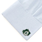 NFL Green Bay Packers State Shaped Cufflinks - Cufflinks.com - Flyclothing LLC