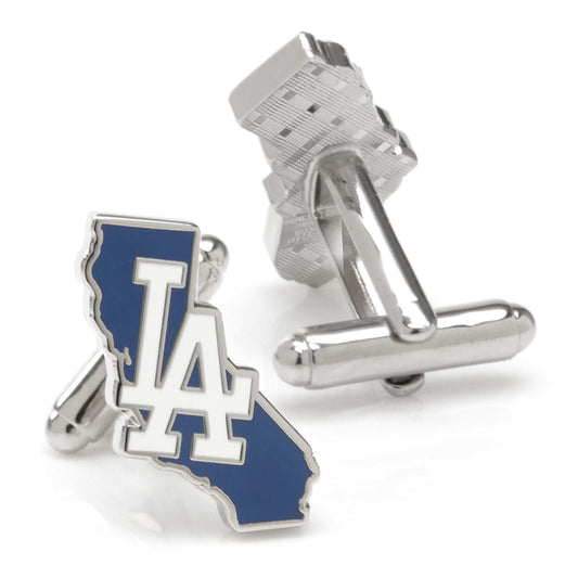 MLB LA Dodgers State Shaped Cufflinks - Cufflinks.com - Flyclothing LLC