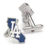 MLB LA Dodgers State Shaped Cufflinks - Cufflinks.com - Flyclothing LLC
