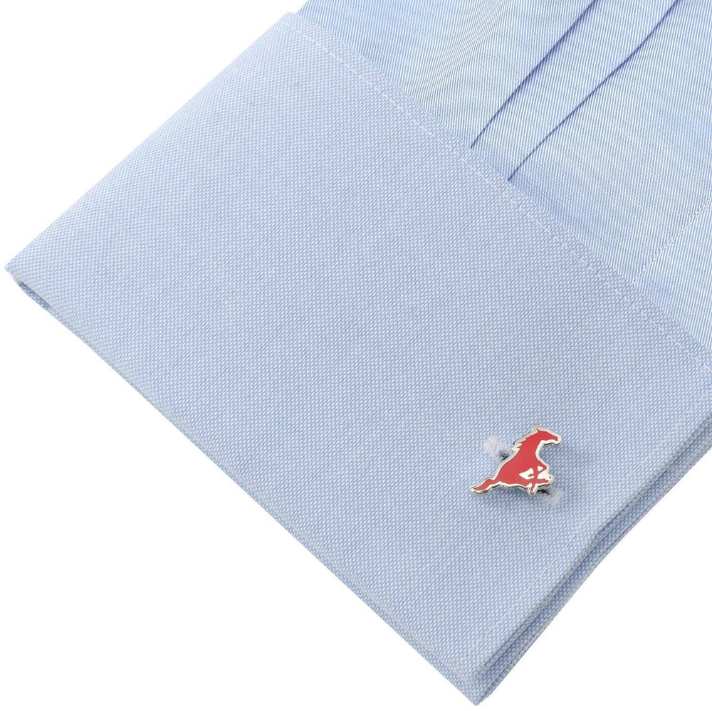 NCAA SMU Mustangs Cufflinks - Cufflinks.com - Flyclothing LLC