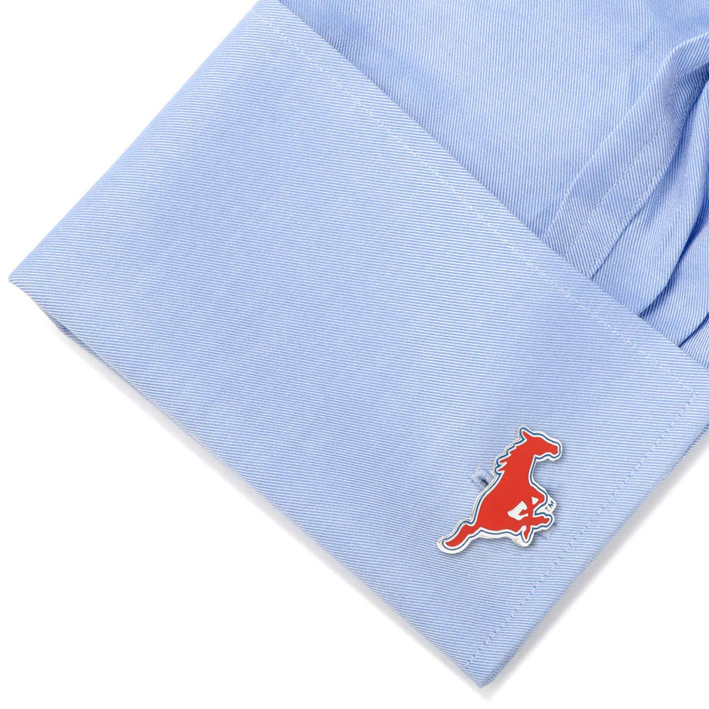 NCAA SMU Mustangs Cufflinks - Cufflinks.com - Flyclothing LLC