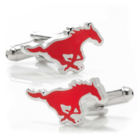 NCAA SMU Mustangs Cufflinks - Cufflinks.com - Flyclothing LLC