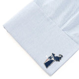 NFL New England Patriots State Shaped Cufflinks - Cufflinks.com - Flyclothing LLC