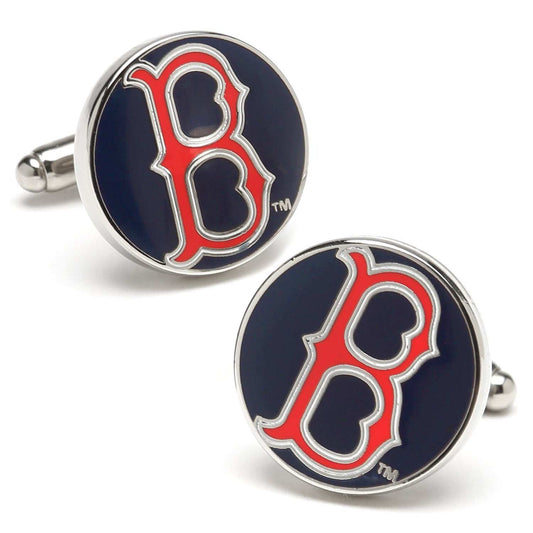 MLB Boston Red Sox Classic Cufflinks - Cufflinks.com - Flyclothing LLC
