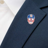 MLB Chicago Cubs Sugar Skull Lapel Pin - Cufflinks.com - Flyclothing LLC