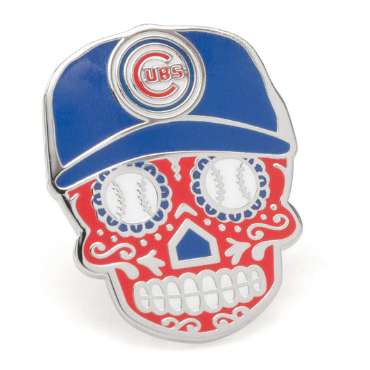 MLB Chicago Cubs Sugar Skull Lapel Pin - Cufflinks.com - Flyclothing LLC