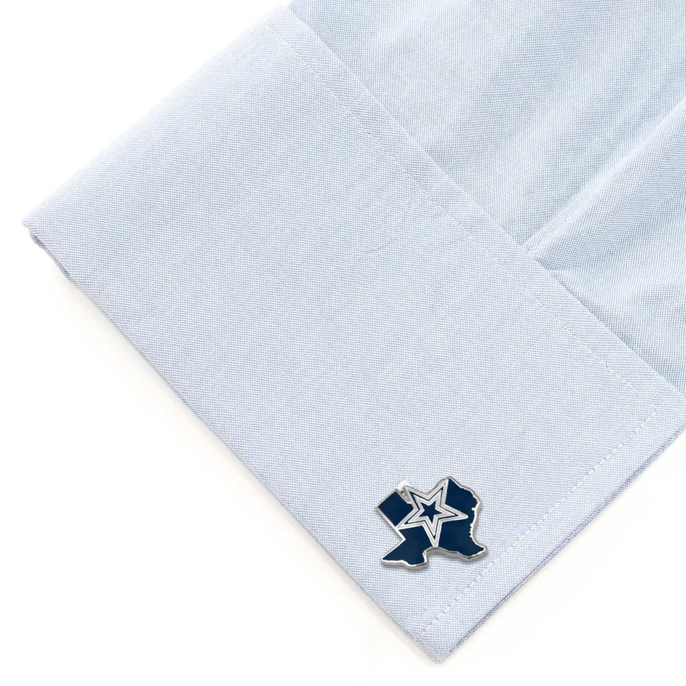 NFL Dallas Cowboys State Shaped Cufflinks - Cufflinks.com - Flyclothing LLC