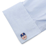 MLB New York Mets Sugar Skull Cufflinks & Lapel Pin Gift Set - Cufflinks.com - Flyclothing LLC