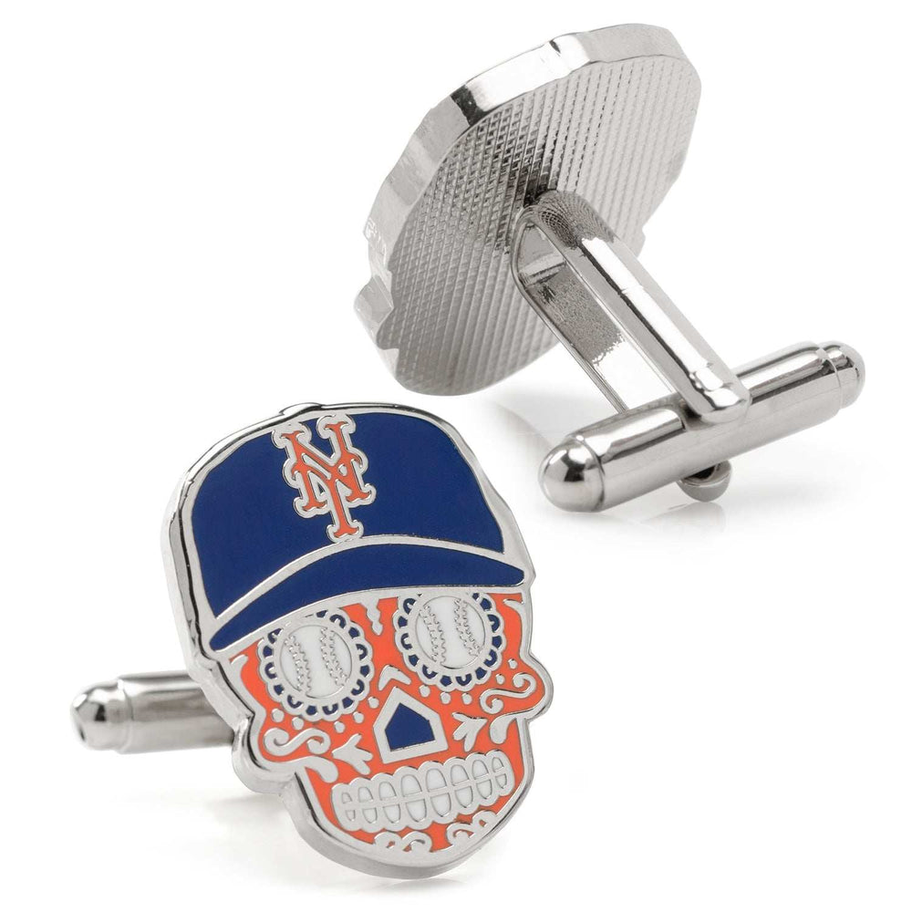 MLB New York Mets Sugar Skull Cufflinks - Cufflinks.com - Flyclothing LLC