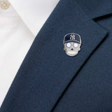 MLB New York Yankees Sugar Skull Lapel Pin - Cufflinks.com - Flyclothing LLC