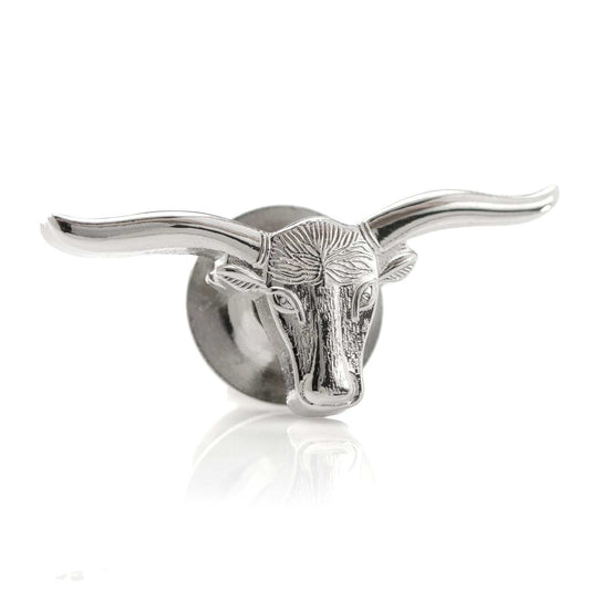 Longhorn Steer Lapel Pin - Cufflinks.com - Flyclothing LLC