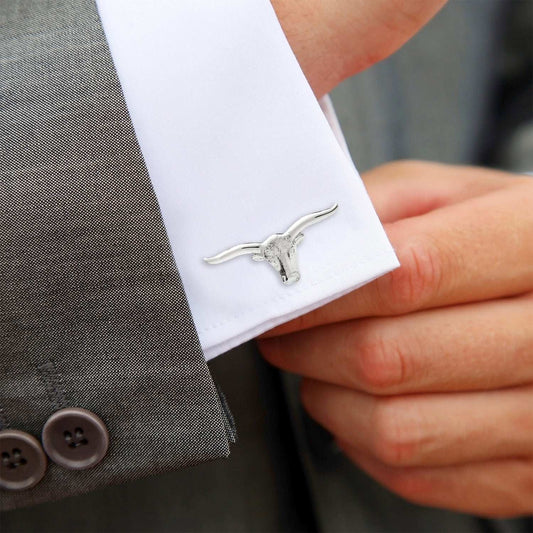 Longhorn Steer Cufflinks - Cufflinks.com - Flyclothing LLC