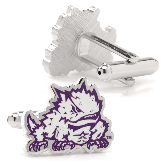 NCAA TCU Horned Frog Cufflinks - Cufflinks.com - Flyclothing LLC