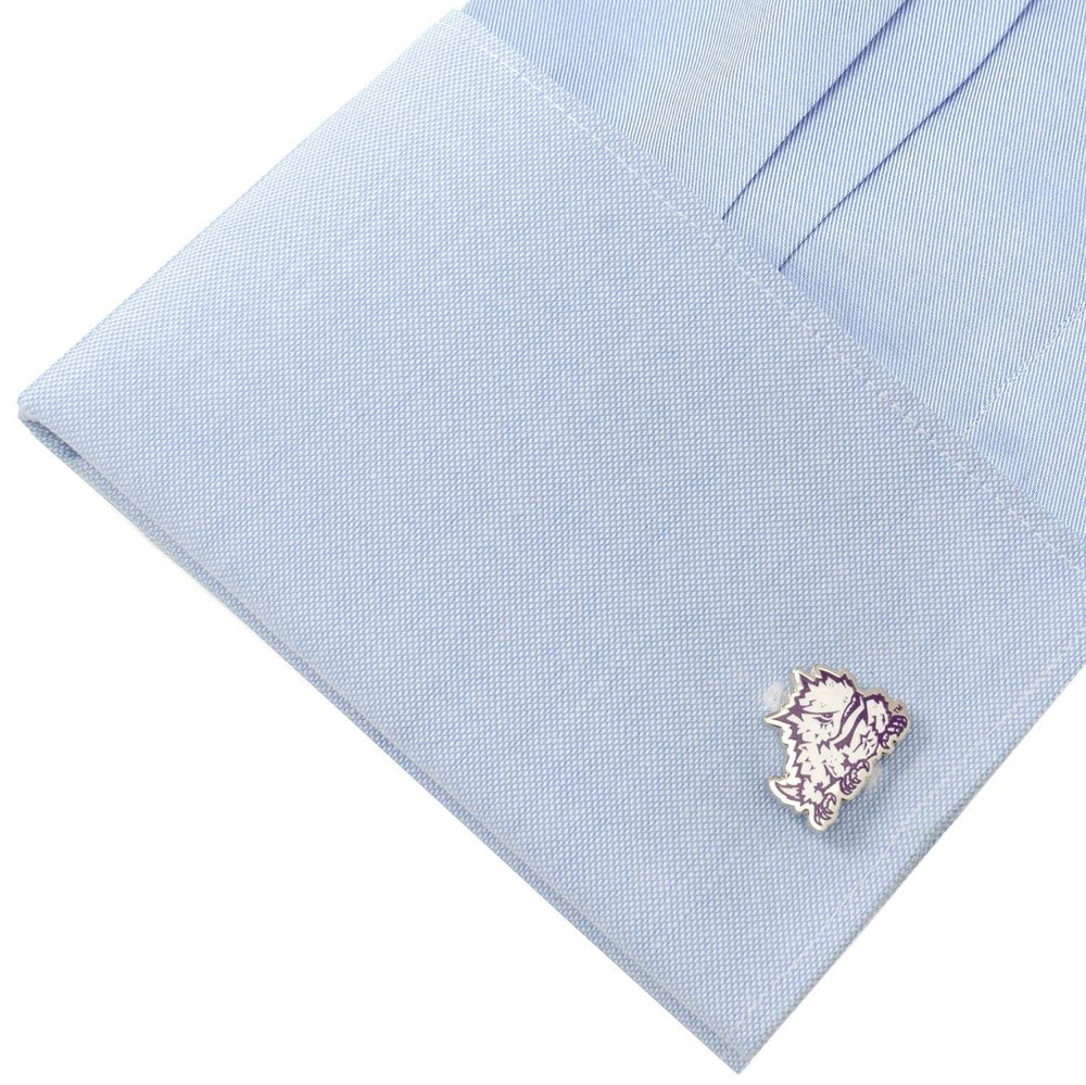 NCAA TCU Horned Frog Cufflinks - Cufflinks.com - Flyclothing LLC