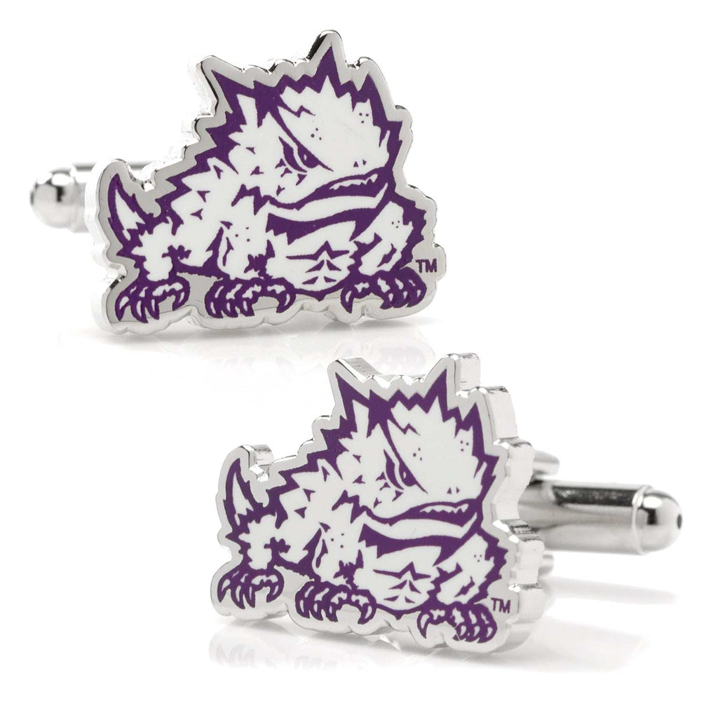 NCAA TCU Horned Frog Cufflinks - Cufflinks.com - Flyclothing LLC