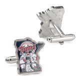 MLB Minnesota Twins Minnie & Paul Cufflinks - Cufflinks.com - Flyclothing LLC