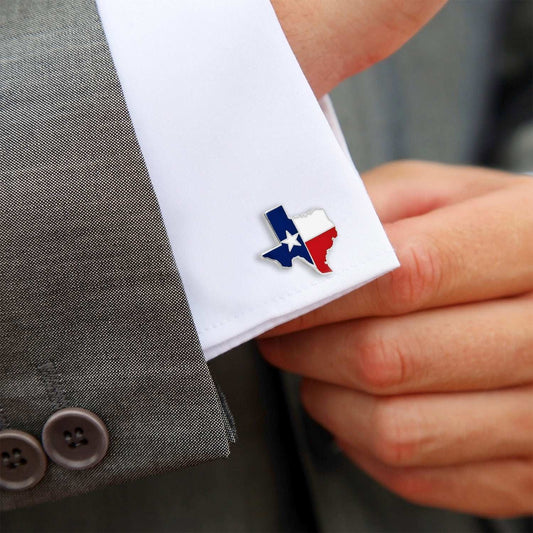 Texas Flag Cufflinks - Cufflinks.com - Flyclothing LLC