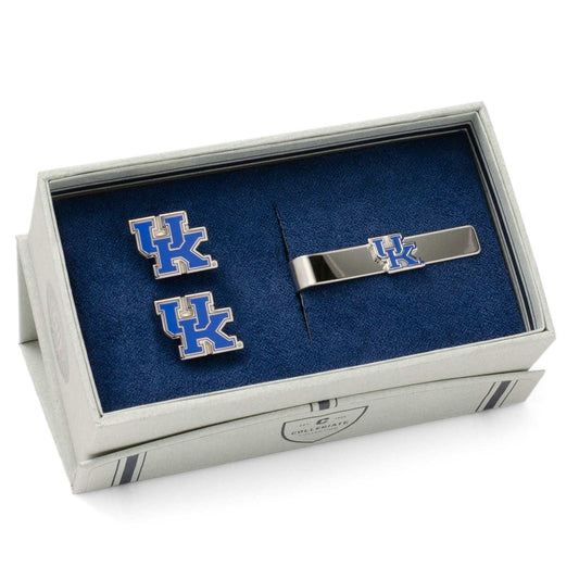 NCAA University of Kentucky Cufflinks and Tie Bar Gift Set - Cufflinks.com - Flyclothing LLC