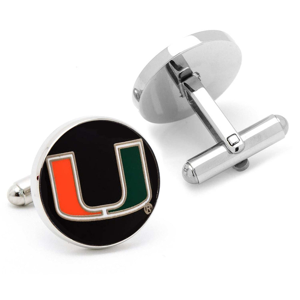 NCAA Miami Hurricanes Cufflinks - Cufflinks.com - Flyclothing LLC
